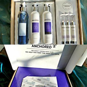 Complete New and Unopened Keep It Anchored Hair Loss Kit for Women
